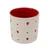 Cute&Cool HOME dekor šolja sa srcima bela 400ml