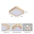 Brilagi -LED Plafonsko svetlo MOLINA SQUARE LED/32W/230V 3000/4000/6000K hrast 30x30 cm