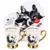 Komplet dveh porcelanastih skodelic Labrador Premium darilo