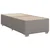 Vidaxl Box spring postelja z vzmetnico taupe 80x200 cm blago