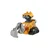 Teddies Vesoljski robot Squeeze and go plastika 14cm na vztrajniku 4 vrste
