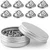 INF DIY broške in bucike za kravate (50 kosov) Silver, (21686145)