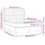 Krevet box spring s madracem LED smeđesivi 140x190 cm tkanina