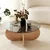 Hanah Home Bubble Sapphire Klub sto, 75x35x75cm, Braon