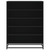 Ormarić za cipele crni 75x38x97,5 cm Konstruirano drvo i metal