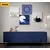 Komplet slik Fengshui v belo-modri varianti - 4x 60x60