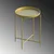Hanah Home Klub sto 46x56x46cm Zlatni