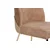 Hanah Home Set 4 trpezarijske stolice Madrid 913 V4 Zlatno-Braon