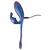 Sweet Smile Metallic Flexible Double Silicone Dual-Action System 22.5cm 54063400000