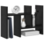 Organizator stola Crni hrast 50 x 15,5 x 35,5 cm