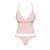 Top i gaćice Delicanta roze boje - L/XL