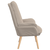 fotelja Svijetlo siva 69 x 74 x 93 cm Sherpa Tkanina