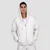 GymBeam Relay Zip Hoodie Pearl
