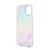 Maska Guess Hc PC TPU Iridescent Glitter Pattern Peony Cordstrap za iPhone 15, Ljubičasta