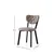 Hanah Home Set trpezarijskih stolica Enzo 808 V2, 2 komada, Sivi