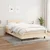 vidaXL vidaXL Box spring postelja z vzmetnico krem 120x190 cm blago, (21111587)