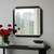 HANAH HOME Ogledalo Carre Black