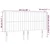 Vidaxl vidaXL Vzglavje postelje z LED modro 203x16x118/128 cm blago