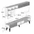 Hanah Home TV komoda Milan - orah, beli mermer