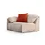 Atelier del Sofa Ugaona garnitura Flamingo, 335x405x105 cm, Krem-narandžasta