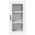 Vidaxl Stenski stekleni omarica LUCCA Bela 40 x 31 x 80 cm