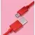 Xwave USB Micro 1.2m 2A Al /red mesh Kabl 2.0 na ,,uminium,upleten,crveni