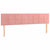 shumee Box spring postelja z vzmetnico roza 180x200 cm žamet