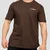GymBeam Muška majica Basic Chocolate Brown