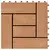 Pločice za decking 22 pcs Tikovina 30 x 30 cm
