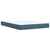 Vidaxl Box spring postelja z vzmetnico modra 140x190 cm žamet