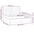 Vidaxl Box spring postelja z vzmetnico LED tem. zelena 180x200cm žamet