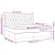 Vidaxl Box spring postelja z vzmetnico moder 200x200 cm blago