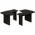 Hanah Home Set stola za kafu, Crni