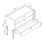Hanah Home Maren 20428 komoda 100 × 75 × 45 cm, Gölge Yunus