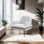 Atelier del Sofa Fotelja Aster, 85 x 80 x 53 cm, Bela