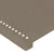 Vidaxl Posteljni okvir brez vzmetnice taupe 200x200 cm blago