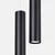 Sollux SL.1869 - Luster na sajli LAGOS 2xGU10/10W/230V crna