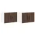 Ormar za Zid LUCCA 2 pcs Smeđi hrast 60 x 31 x 40 cm