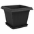 Saksije za biljke 6 pcs Crna 33 x 33 x 26 cm Plastika