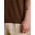 DAN FOX APPAREL Majica Matteo  rjava