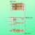 Songmics Kuhinjska polica 40x80x180.4 cm rjava