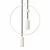 Opviq luster Zorella 20600-B, 2 × G9, kremasto beli