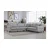Kristal 3+Corner+2 v2 - Light Grey Light Grey Corner Sofa-Bed