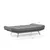 Atelier del Sofa Trosed na razvlačenje Misa 200x95x105cm Sivi