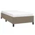 Vidaxl Posteljni okvir taupe 100x200 cm blago