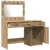 Toaletni stol 2 pcs Smeđa 40 x 41 x 75 cm Konstruirano drvo