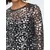 ONLY Bluza ONLPALEMA črna/srebrna