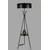 Aberto Design Podna lampa Venedik Retro 8 , 165 cm, E27, Crna