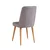 Hanah Home Set Trpezarijski sto, 2 trpezarijske stolice i klupa Santiago White Atlantic, Sivi