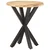 vidaXL Stranska mizica 48x48x56 cm trden mangov les